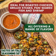 Italian Seasoning Gift Set - Tastes of Italy - Artisanal Spice Blends Six Pack Collections & Gift Sets Gustus Vitae