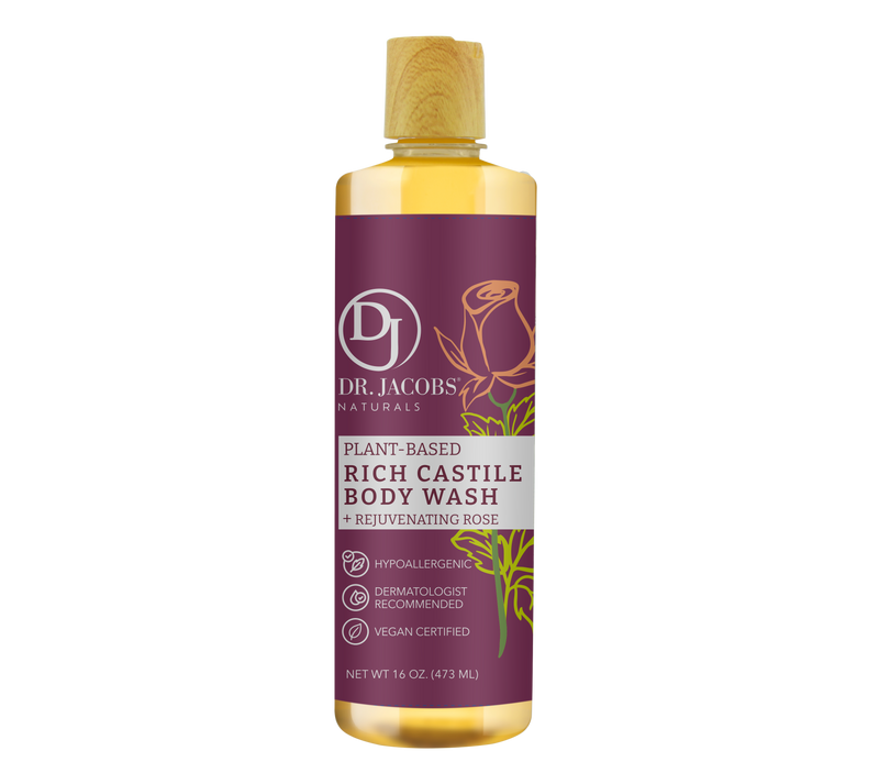 Rose Castile Body Wash by Dr. Jacobs Naturals