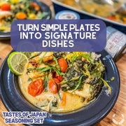 Japanese Seasoning Gift Set - Tastes of Japan - Artisanal Spice Blends Six Pack Collections & Gift Sets Gustus Vitae