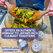 Japanese Seasoning Gift Set - Tastes of Japan - Artisanal Spice Blends Six Pack Collections & Gift Sets Gustus Vitae