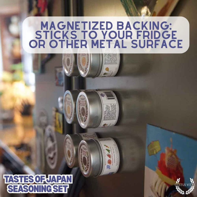 Japanese Seasoning Gift Set - Tastes of Japan - Artisanal Spice Blends Six Pack Collections & Gift Sets Gustus Vitae