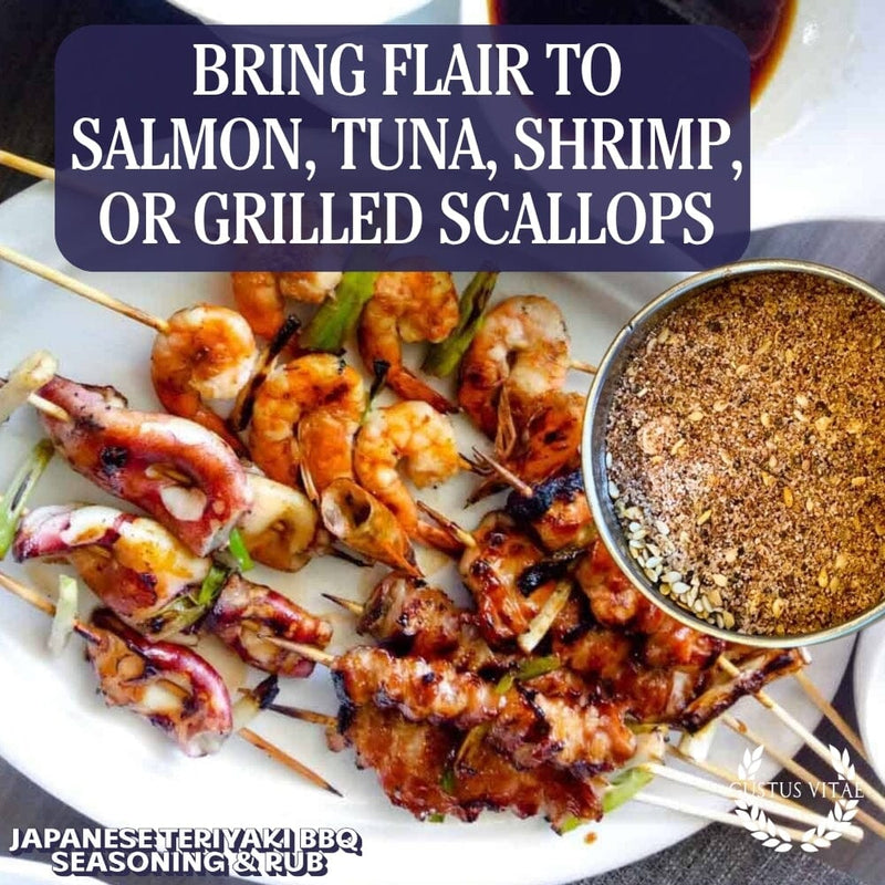 Japanese Teriyaki BBQ Seasoning & Rub Bougie BBQ Gustus Vitae