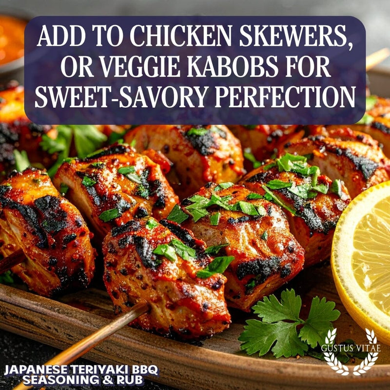 Japanese Teriyaki BBQ Seasoning & Rub Bougie BBQ Gustus Vitae