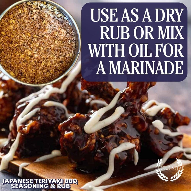 Japanese Teriyaki BBQ Seasoning & Rub Bougie BBQ Gustus Vitae