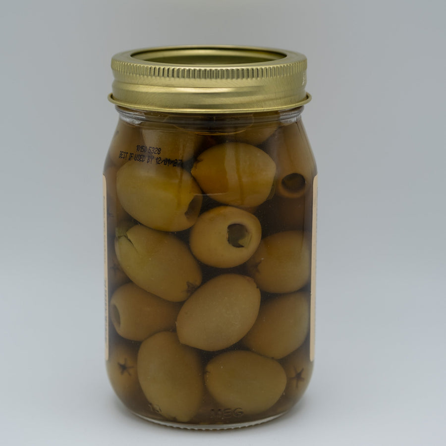 Jalapeno Stuffed Olives | Briny & Spicy Pantry Favorite | 16 oz.