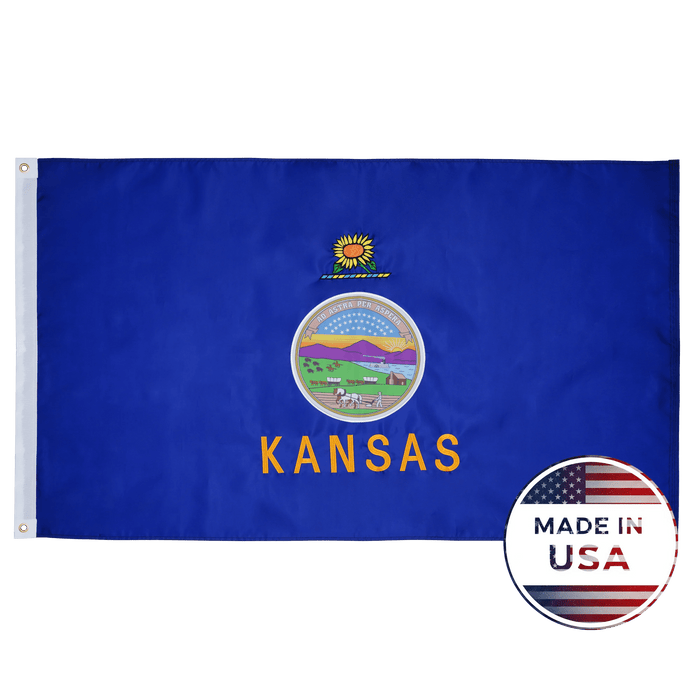 Kansas State Flag - 100% Made in USA