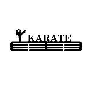 Karate Girl Sport Awards Medal Hanger