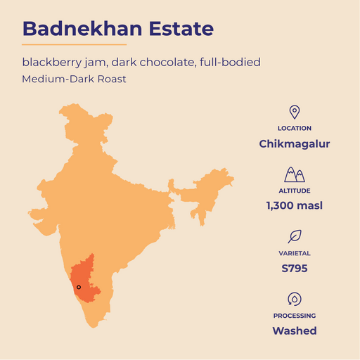 Kaveri Coffee - Bold | Badnekhan | Medium-Dark Roast (Whole Beans) - 6 bags x 12oz - Beverage | Delivery near me in ... Farm2Me #url#