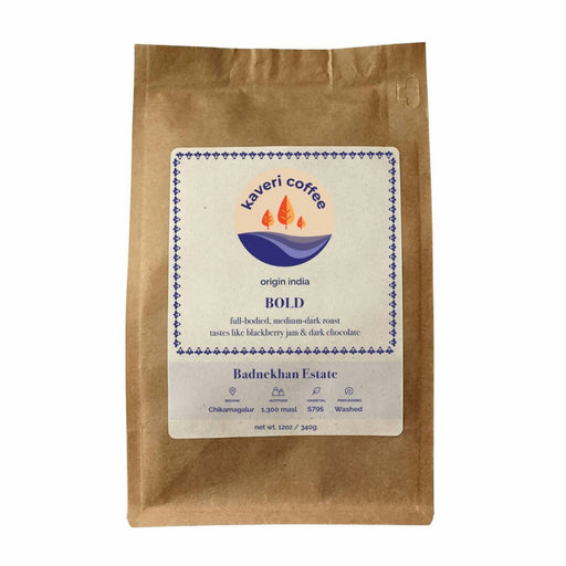 Kaveri Coffee - Bold | Badnekhan | Medium-Dark Roast (Whole Beans) - 6 bags x 12oz - Beverage | Delivery near me in ... Farm2Me #url#