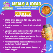 Kid’s Menu: Butter: And House Favorite Spices Gourmet Seasonings Gustus Vitae