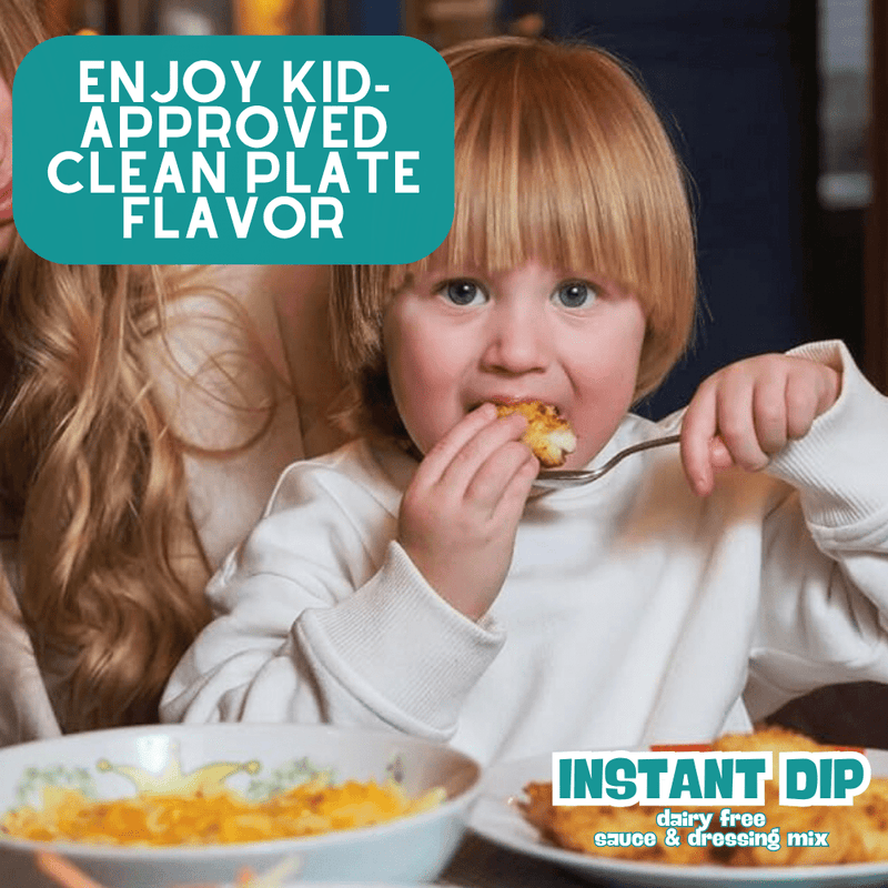 Kid’s Menu: Instant Dip: Dairy-Free Sauce & Dressing Mix Gourmet Seasonings Gustus Vitae