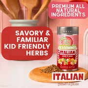 Kid’s Menu: Italian: Pasta & Pizza Seasoning Gourmet Seasonings Gustus Vitae