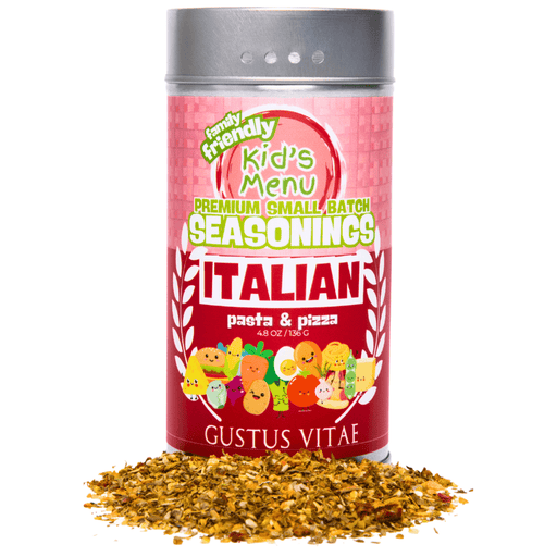 Kid’s Menu: Italian: Pasta & Pizza Seasoning Gourmet Seasonings Gustus Vitae