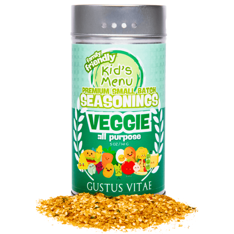 Kid’s Menu: Veggie: All Purpose Seasoning Gourmet Seasonings Gustus Vitae