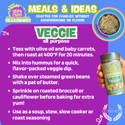 Kid’s Menu: Veggie: All Purpose Seasoning Gourmet Seasonings Gustus Vitae