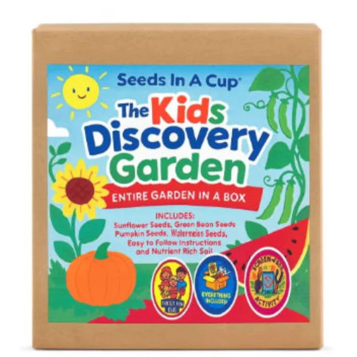 Seeds In A Cup®: All-in-One Indoor Micro-Garden Grow Kit - Kids Discovery Garden