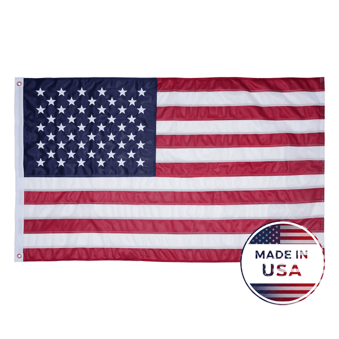 Knitted Poly American Flag - 100% Made in USA