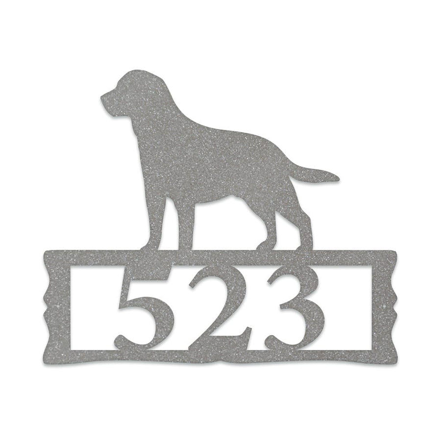 Labrador House Address Sign