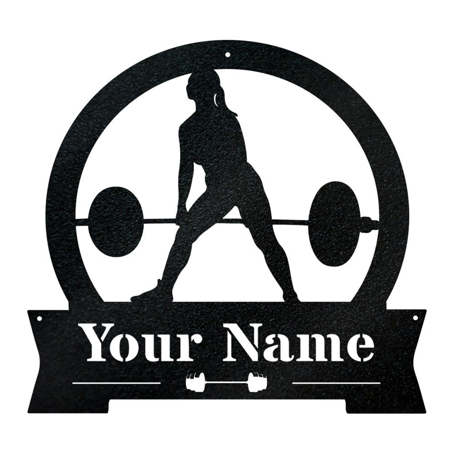 Ladies Deadlift Gym Monogram