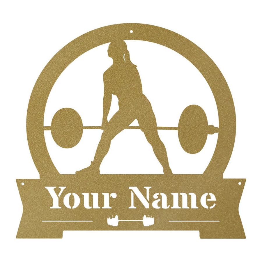 Ladies Deadlift Gym Monogram