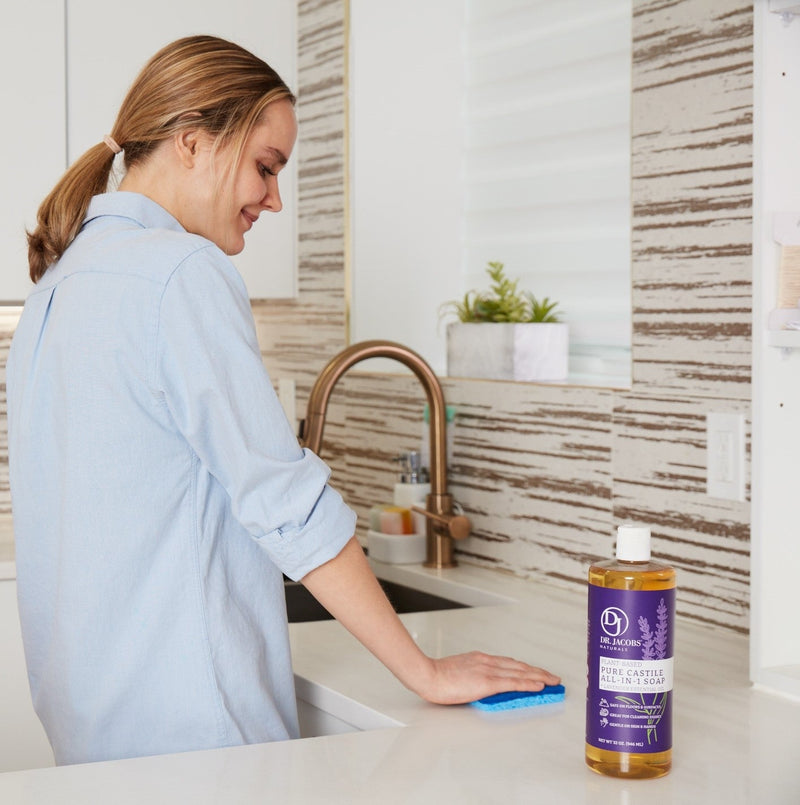 Lavender All in 1 Castile Soap - Thin Formula by Dr. Jacobs Naturals