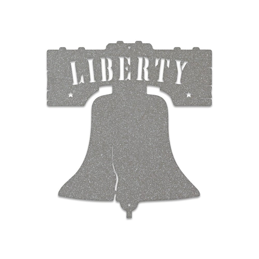 Liberty Bell Metal Sign - Custom Monogram Outdoor Powder Coated Decor