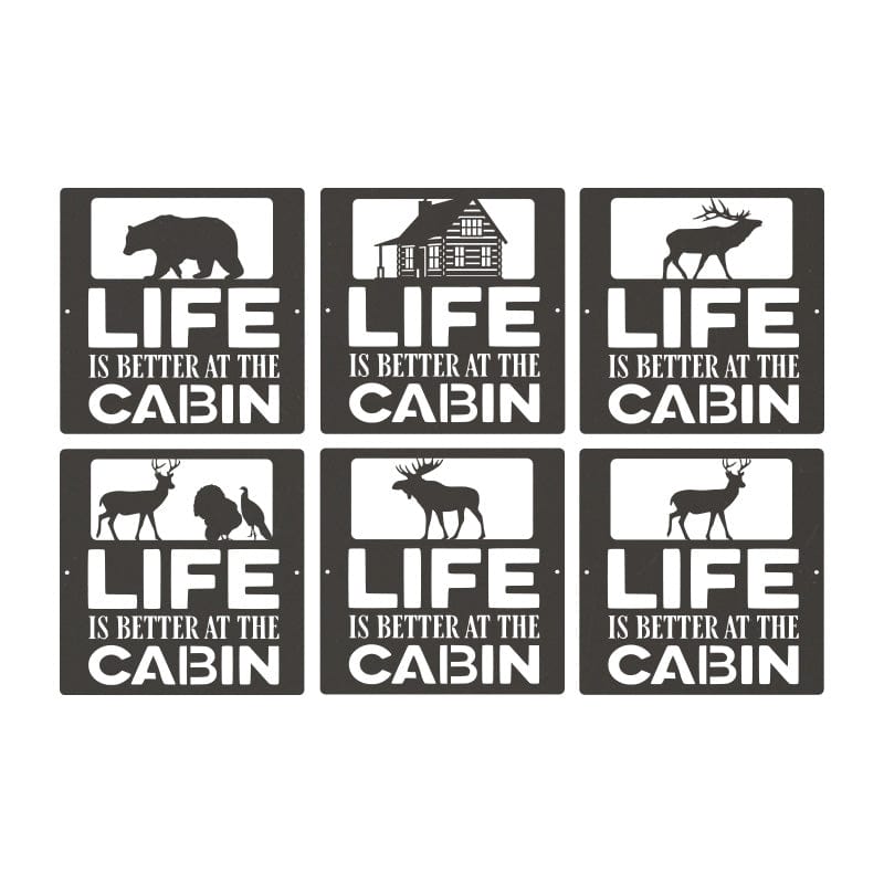 Life is Better at the Cabin - Moose
