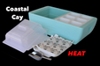 REVO insulated flameless chafer and beverage tub for  food tray warming and chilled beverage displays.