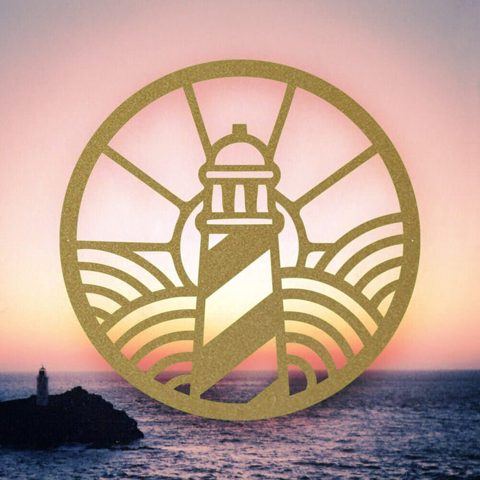 Lighthouse Sunrise Metal Outdoor Sign