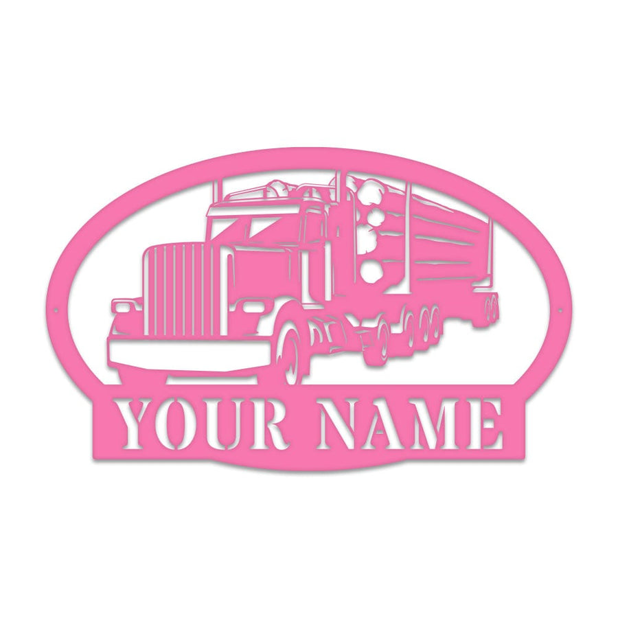 Logging Truck Monogram