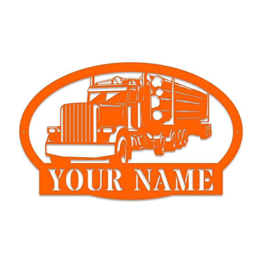 Logging Truck Monogram