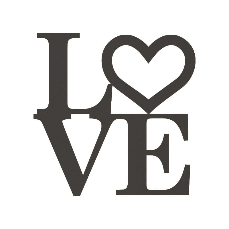 LOVE Letters with Heart