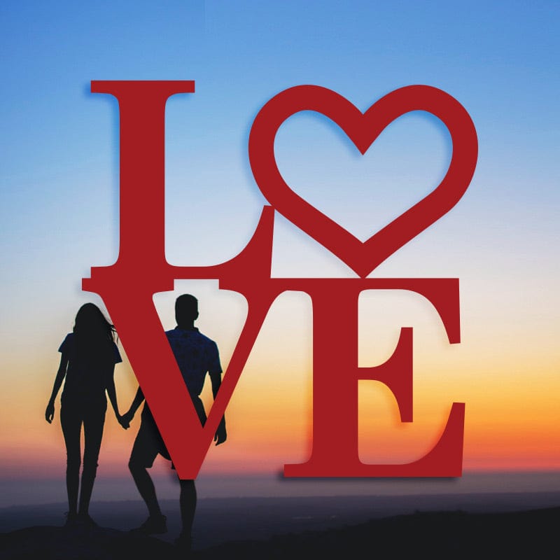 LOVE Letters with Heart