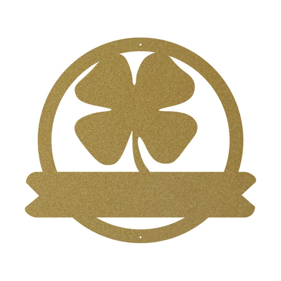 Lucky 4 Leaf Clover Monogram