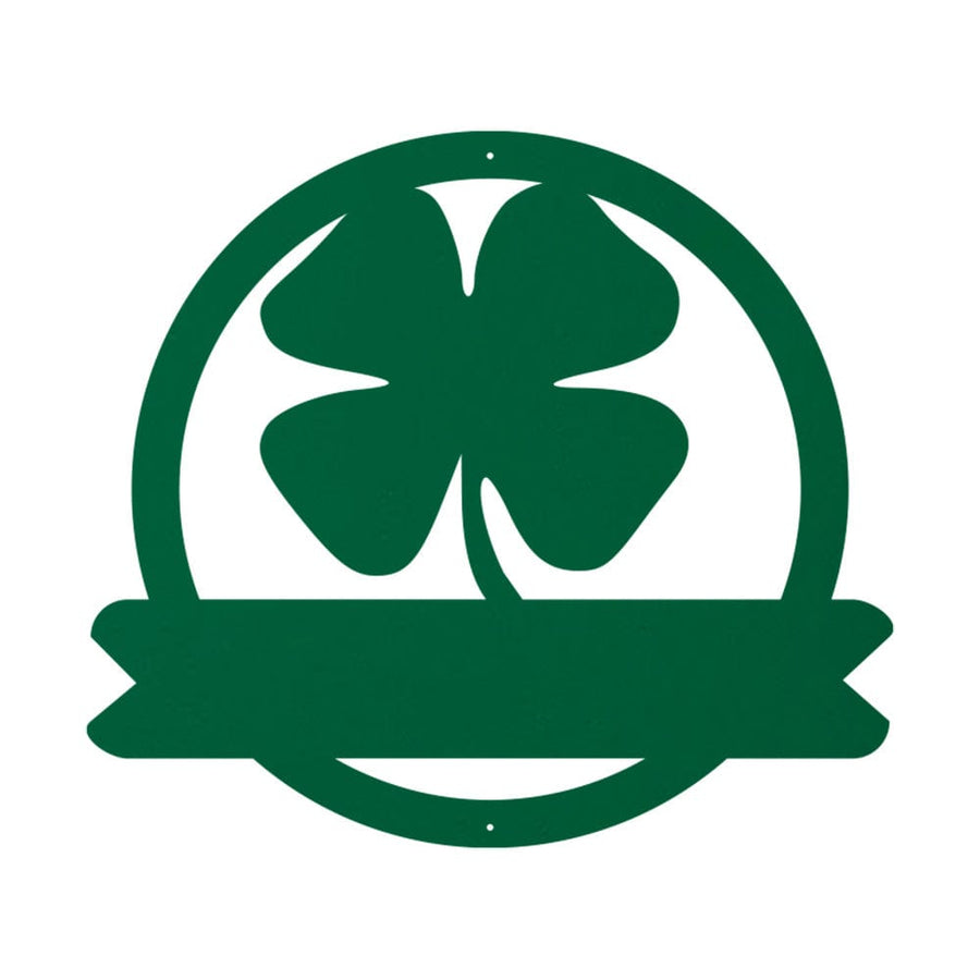 Lucky 4 Leaf Clover Monogram