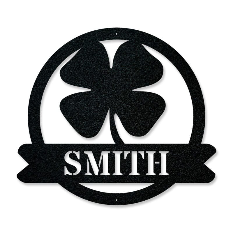 Lucky 4 Leaf Clover Monogram