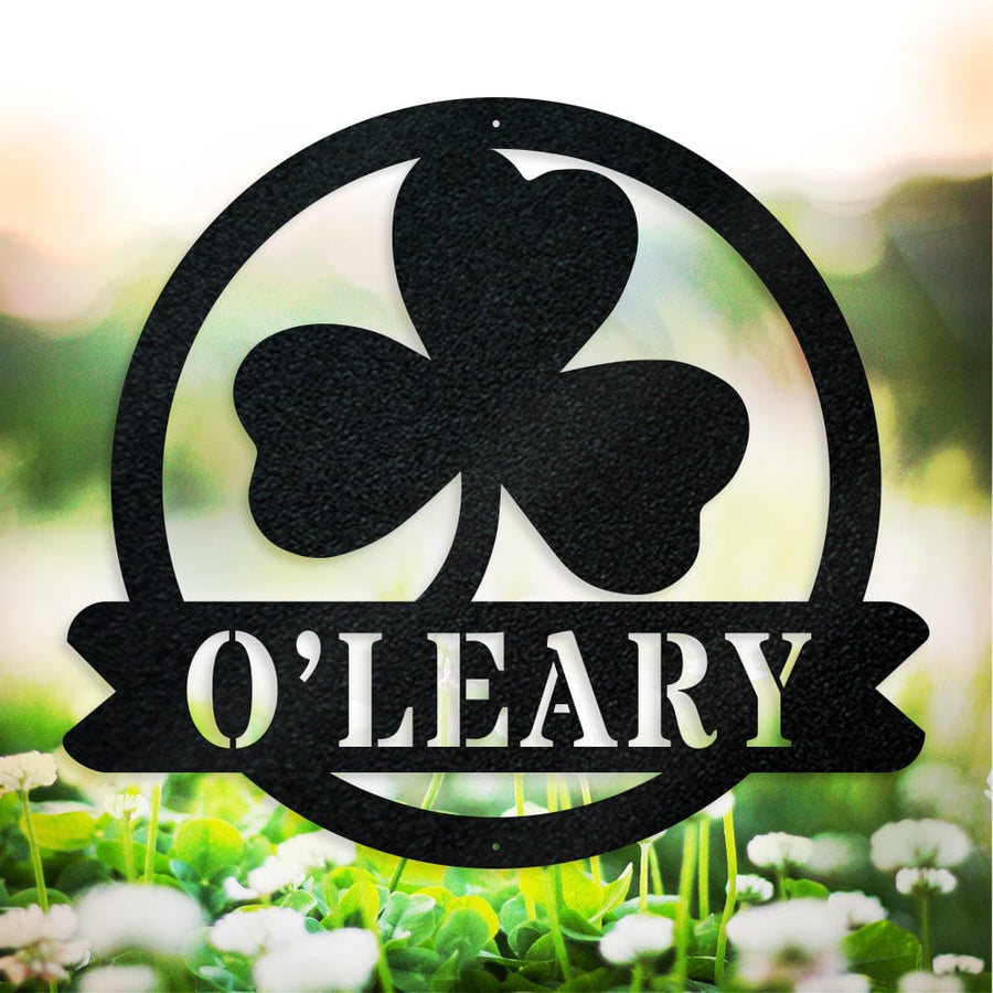 Lucky Shamrock - 3 Leaf Clover Monogram