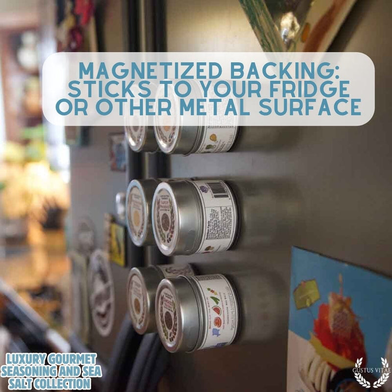 Luxury Gourmet Seasoning and Sea Salt Collection - 6 Tins Collections & Gift Sets Gustus Vitae