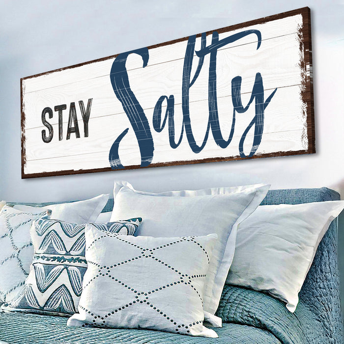 Stay Salty Coastal Sign Iii