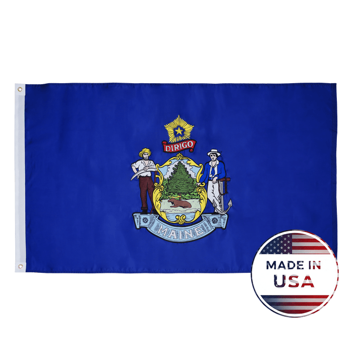 Maine State Flag - 100% Made in USA