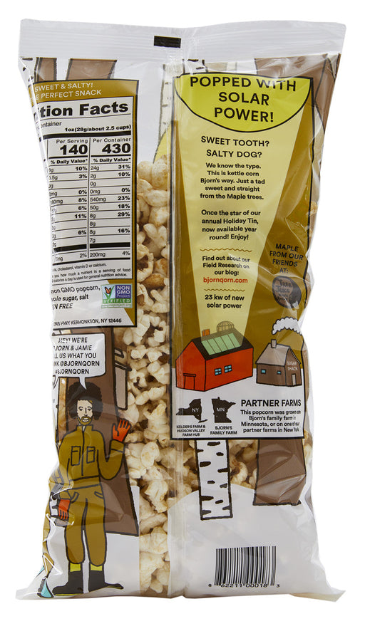 back of Maple 3oz bag