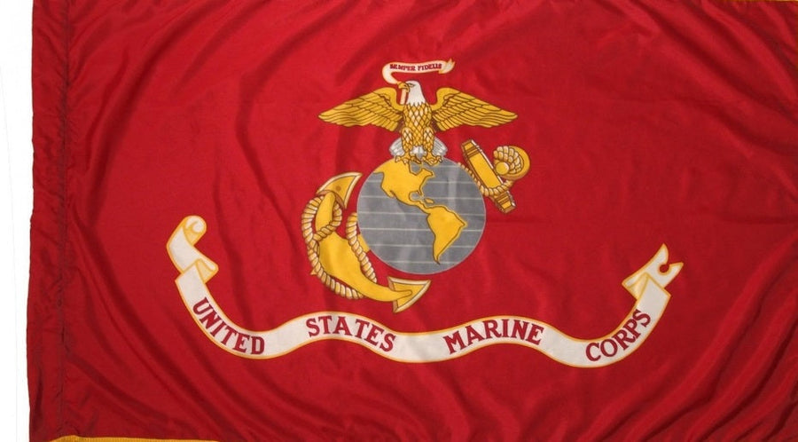 U.S. Marine Corps Indoor & Parade Flag – Made in USA