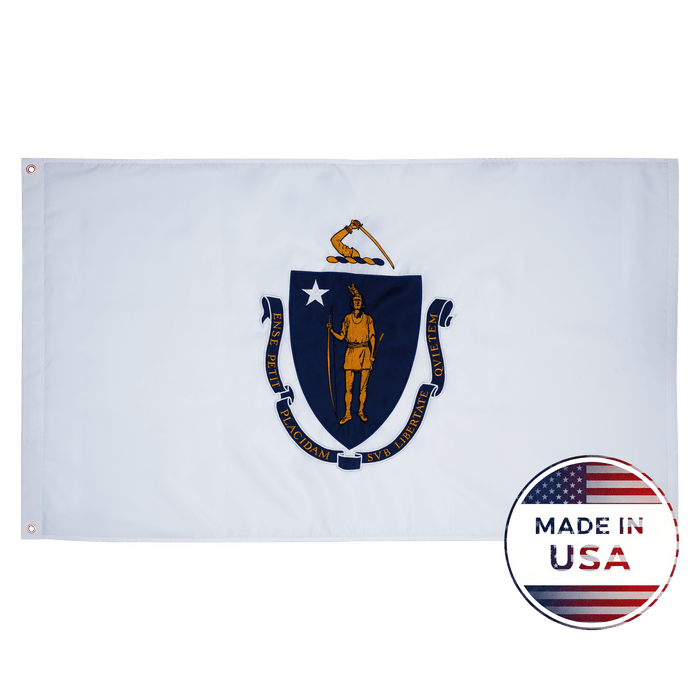 Massachusetts State Flag - 100% Made in USA