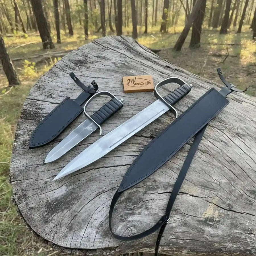 Iron Legion Medieval Dagger Set Hand-Forged Carbon Steel
