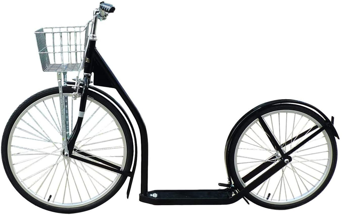 Amish-Made Deluxe Kick Scooter Bike, 24" Front Wheel 20" Rear Wheel, Adult-Size