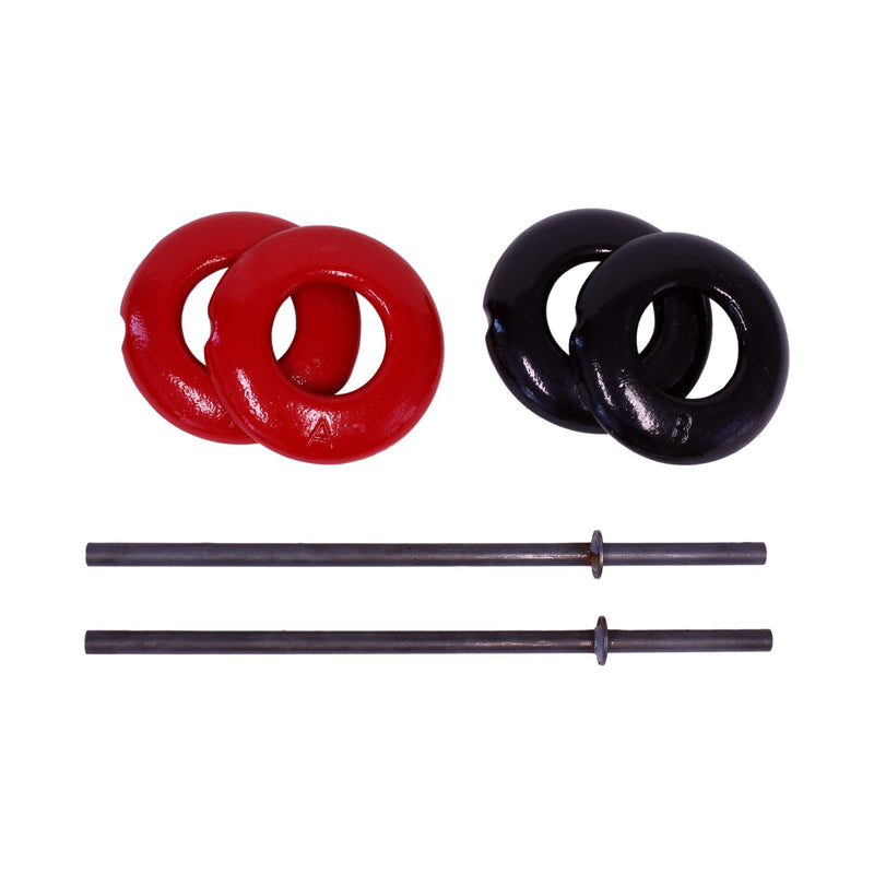 Amish-Made Cast-Steel Quoits Game Set, Official Size, 4 LB