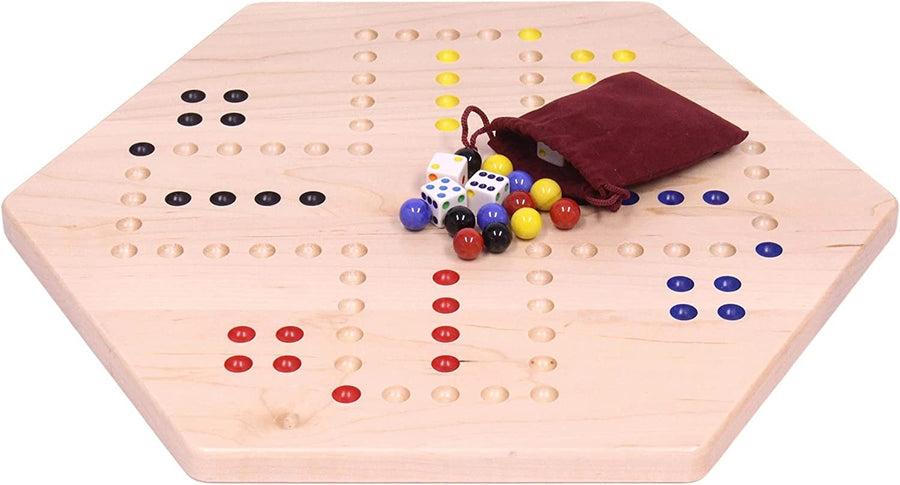 Aggravation Wahoo Marble Board Game, Double-Sided