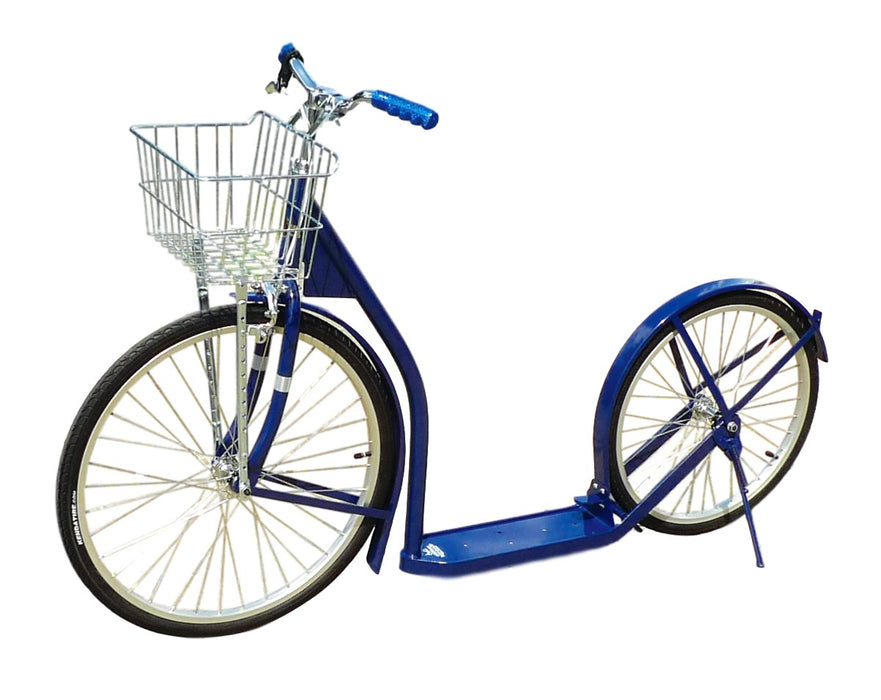 Amish-Made Deluxe Kick Scooter Bike, 24" Front Wheel 20" Rear Wheel, Adult-Size