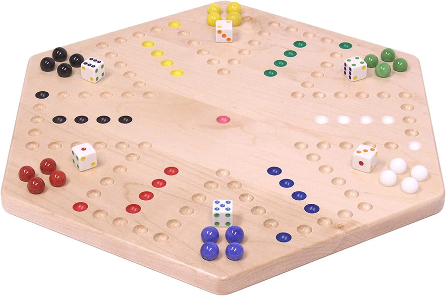 Aggravation Wahoo Marble Board Game, Double-Sided