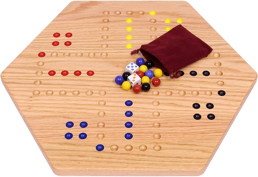 Aggravation Wahoo Marble Board Game, Double-Sided